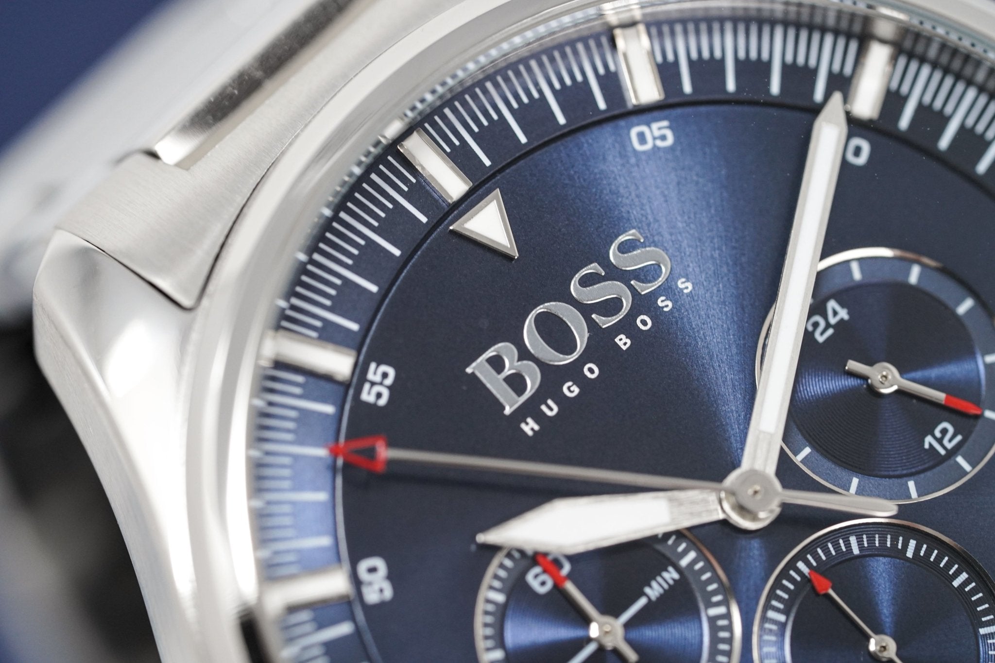 Hugo Boss Herrenuhr Chronograph Pioneer Blau HB1513867