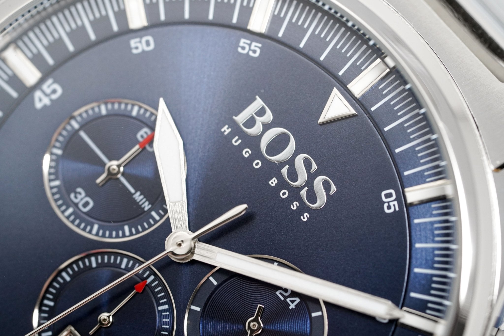 Hugo Boss Herrenuhr Chronograph Pioneer Blau HB1513867