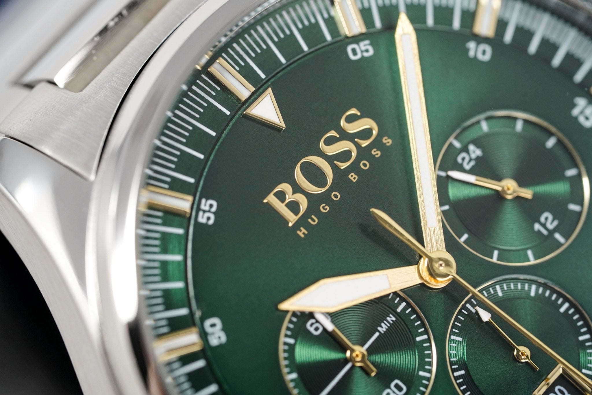 Hugo Boss Men's Watch Chronograph Pioneer Green HB1513868