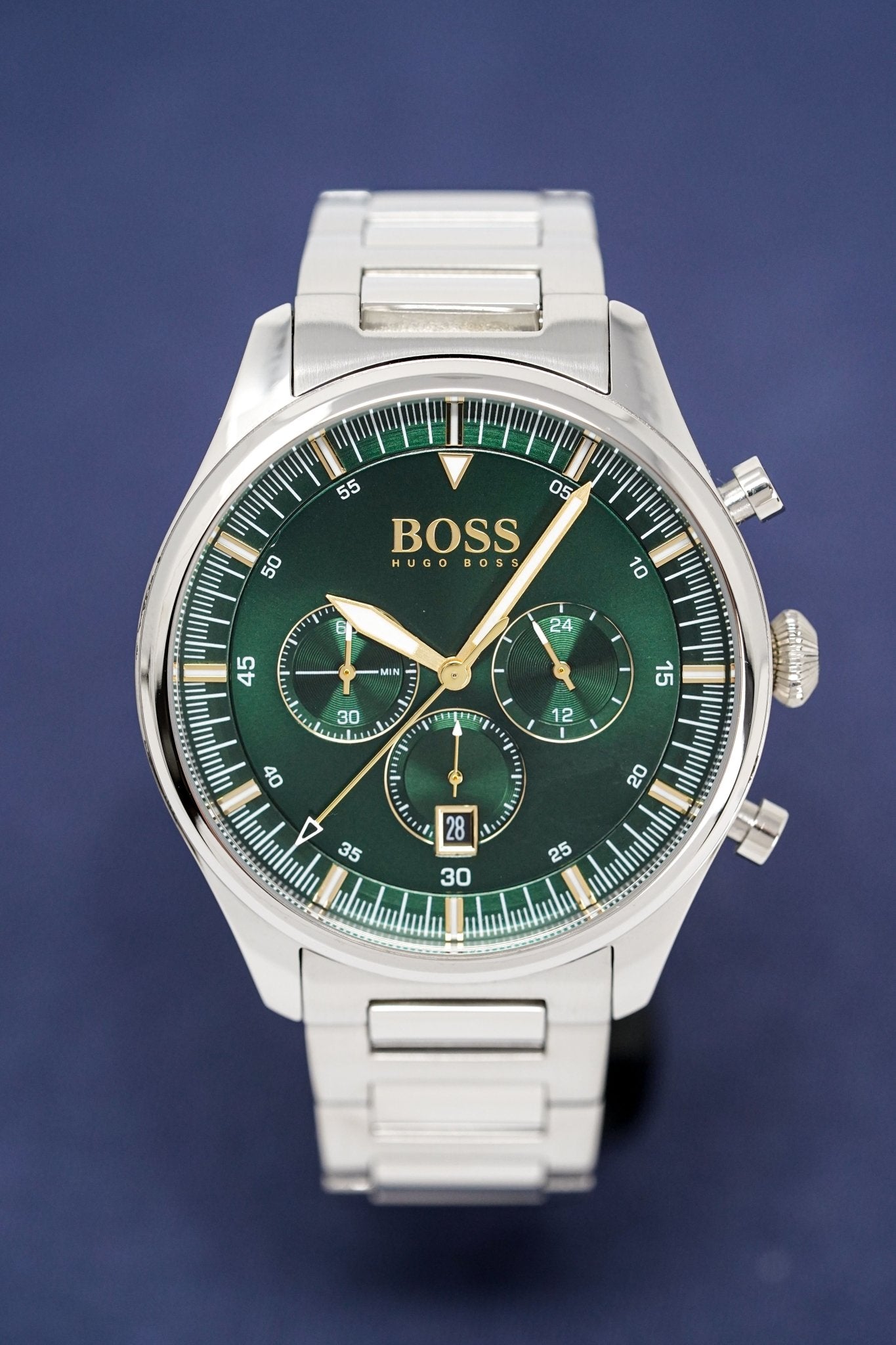 Hugo Boss Men's Watch Chronograph Pioneer Green HB1513868