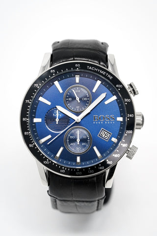 Hugo Boss Herrenuhr Chronograph Rafale Blau HB1513391