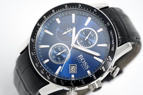 Hugo Boss Herrenuhr Chronograph Rafale Blau HB1513391