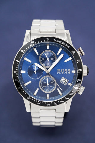 Hugo Boss Herrenuhr Chronograph Rafale Blau HB1513510