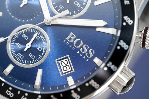 Hugo Boss Herrenuhr Chronograph Rafale Blau HB1513510