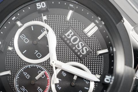 Hugo Boss Herrenuhr Chronograph Supernova Schwarz HB1513359