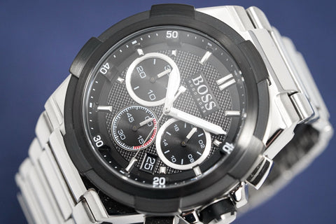 Hugo Boss Herrenuhr Chronograph Supernova Schwarz HB1513359