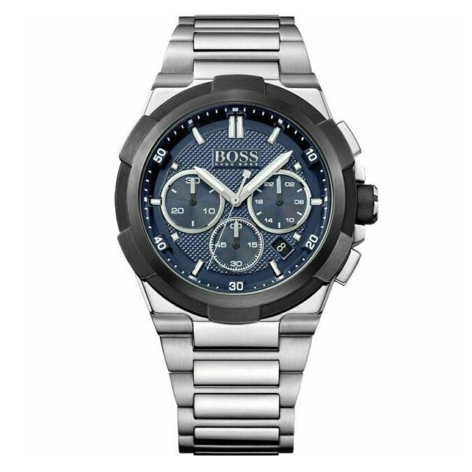 Hugo Boss Herrenuhr Chronograph Supernova Blau HB1513360