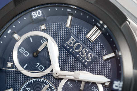 Hugo Boss Herrenuhr Chronograph Supernova Blau HB1513360