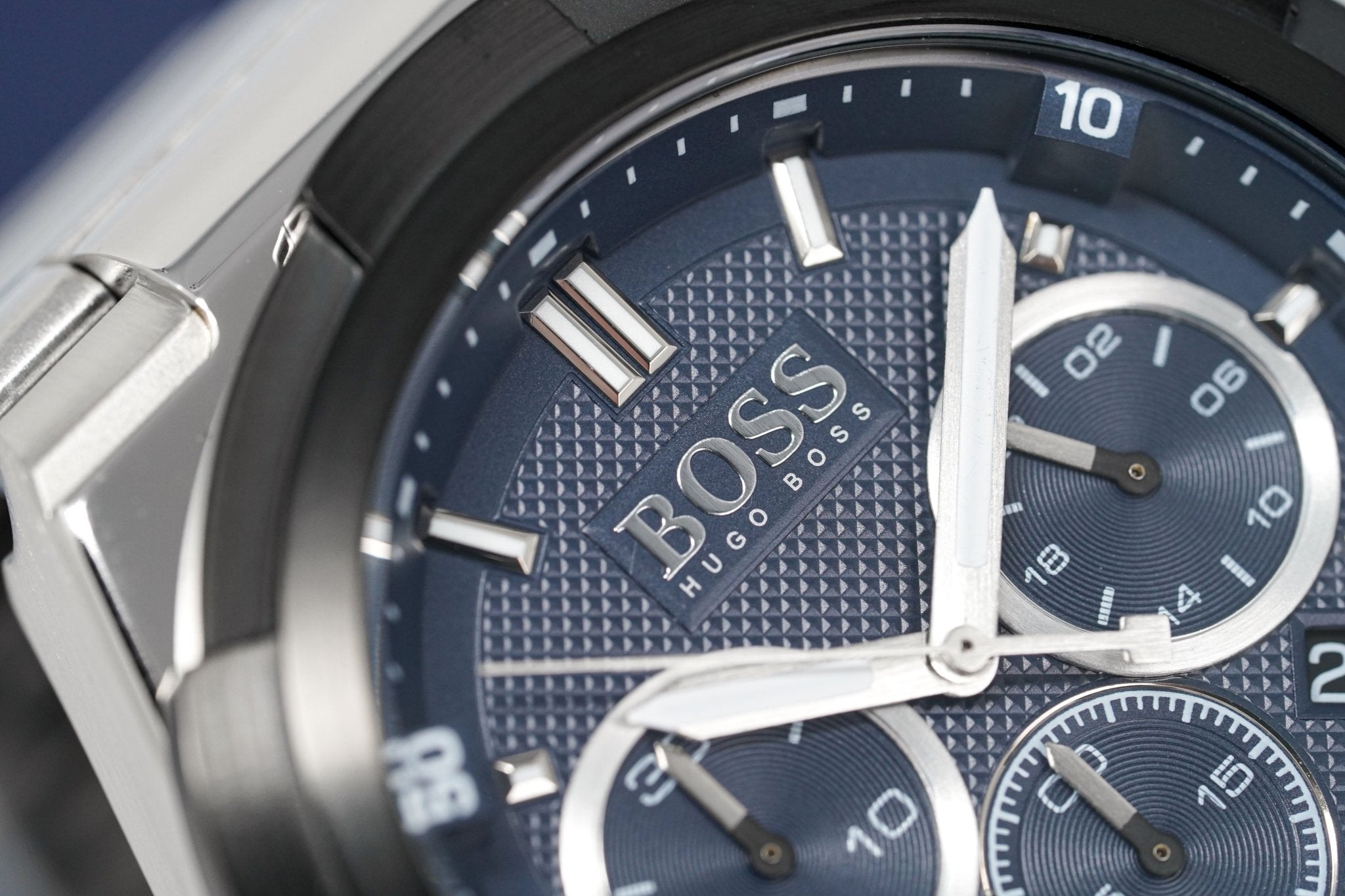 Hugo Boss Herrenuhr Chronograph Supernova Blau HB1513360