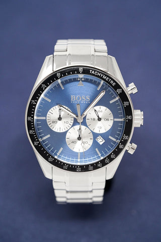 Hugo Boss Herrenuhr Chronograph Trophy Blau HB1513630