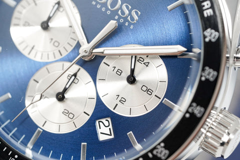 Hugo Boss Herrenuhr Chronograph Trophy Blau HB1513630