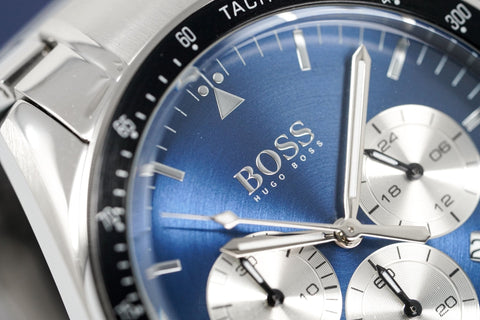 Hugo Boss Herrenuhr Chronograph Trophy Blau HB1513630