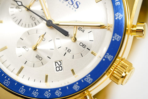 Hugo Boss Men's Watch Chronograph Trophy Gold HB1513631