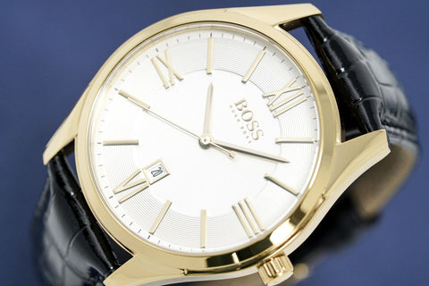 Hugo Boss Watch Classic Gold Plate White HB1513020