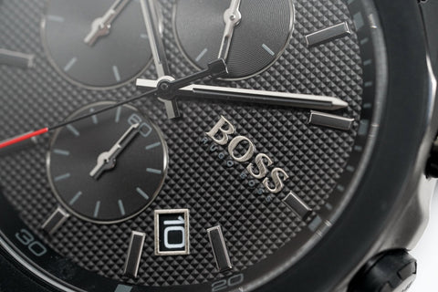 Hugo Boss Uhr Velocity Schwarz PVD HB1513720