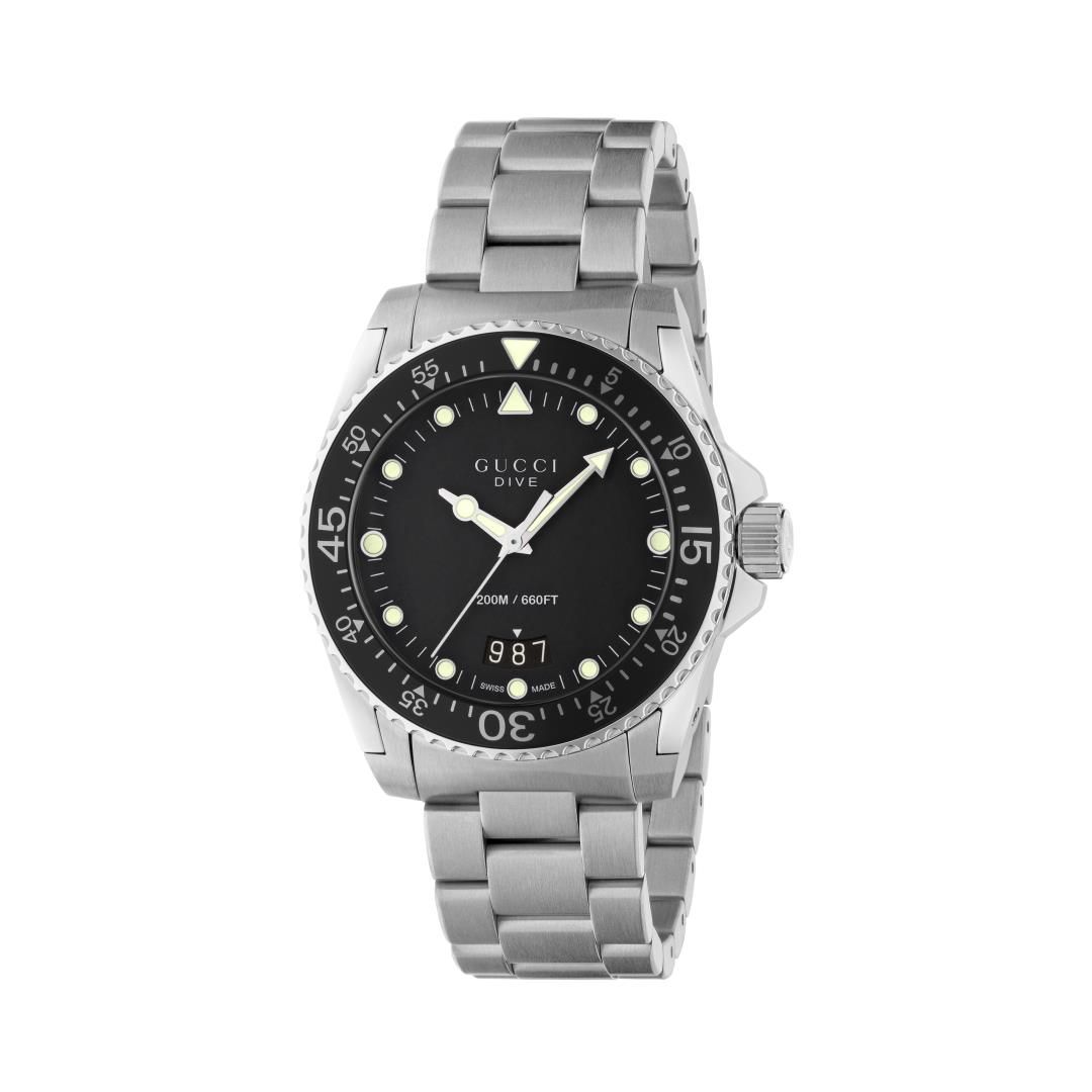 Gucci Dive Stainless Steel Quartz Watch Ya136301b