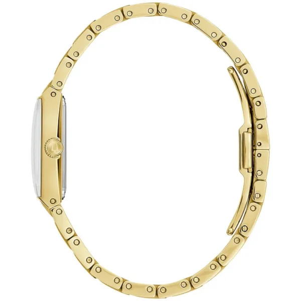 Bulova Classic Sutton Automatic Mens Gold Watch 97l172 – Watchlyx