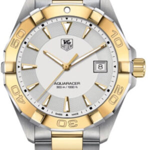 Tag Heuer Aquaracer White Dial Watch For Men Way1120 Bb0930
