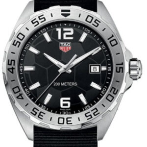 Tag Heuer Formula 1 Quartz Black Dial Black Nato Strap Watch For Men Waz1015 Fc8198