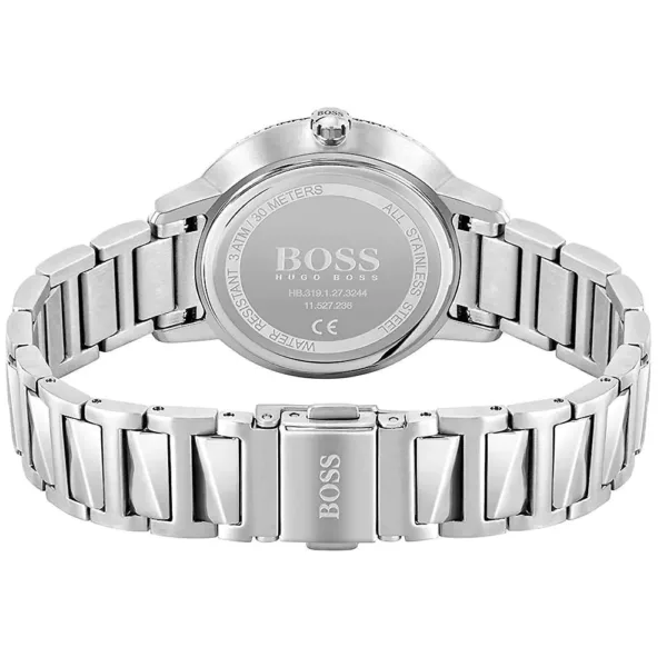 Hugo Boss Womens 1502539 Signature Silver Tone Stainless Steel Watch - alternate view