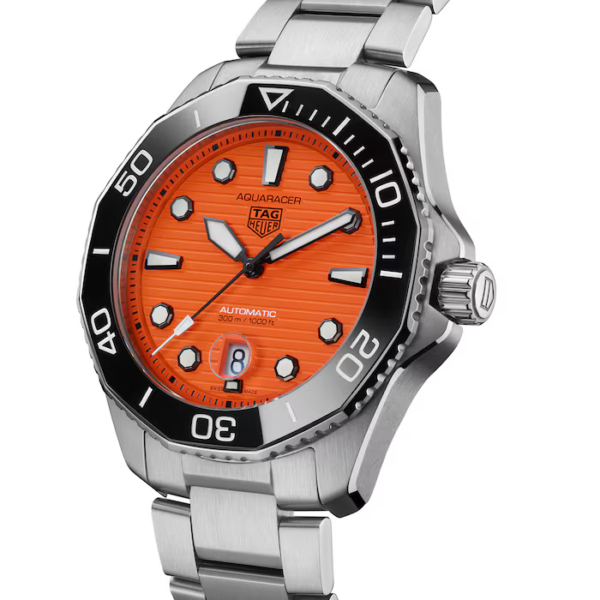 Tag Heuer Aquaracer Professional 300 43mm Orange Diver Mens Watch - alternate view