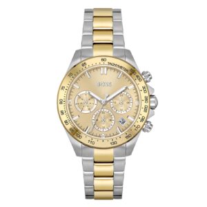Hugo Boss Womens 1502618 Novia Gold Tone Stainless Steel Watch