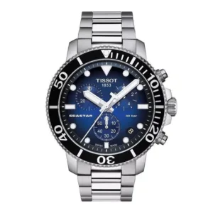 Tissot Chronograph Watch Seastar 1000 Blue T1204171104101