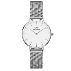 Daniel Wellington Ladies White Petite Stirling Watch Dw00100220