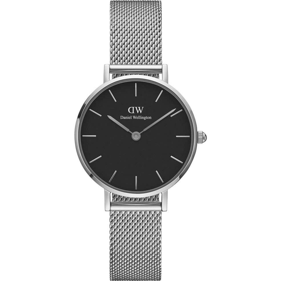 Daniel Wellington Ladies Black Petite Stirling Watch Dw00100218