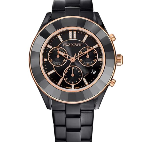 Swarovski Watch Octea Lux Chrono Black 5610472
