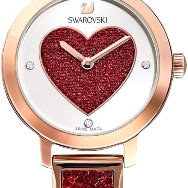 Swarovski horloge Cosmic Rock Rood Hart 5483519