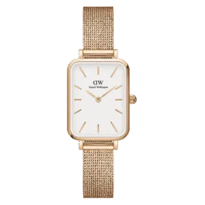 Daniel Wellington Ladies Rose Gold Quadro Watch Dw00100431