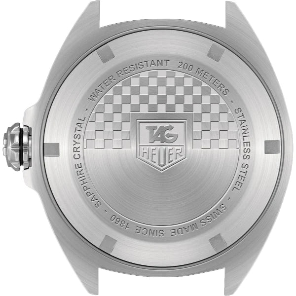 Tag Heuer Formula 1 Quartz White Dial Black Rubber Strap Watch For Men Waz2114 Ft8023 - Image 3