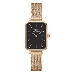 Daniel Wellington Ladies Rose Gold Quadro Watch Dw00100437