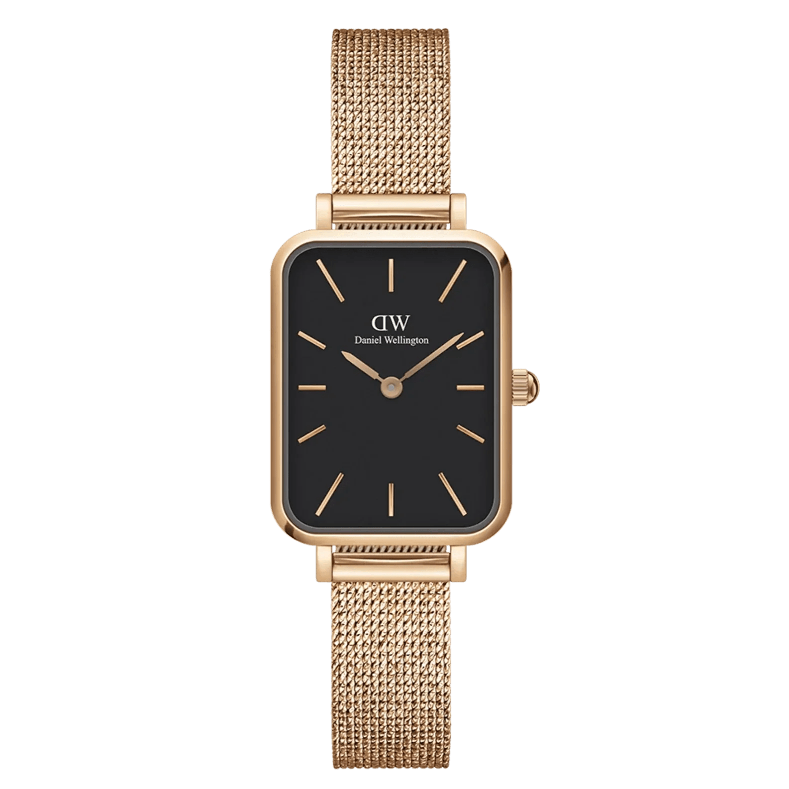 Daniel Wellington Ladies Rose Gold Quadro Watch Dw00100437