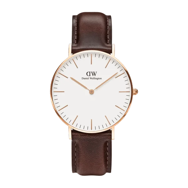 Montre homme Daniel Wellington Classic Bristol marron DW00100009