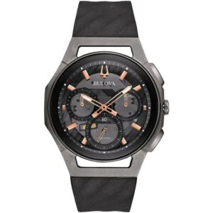 Bulova Curv Mens Grey Watch 98a162