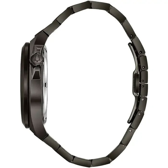 Bulova Maquina Mens Silver Watch 98a179 - Image 3