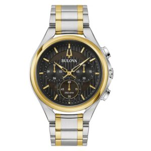 Bulova Curv Mens Grey Watch 98a301