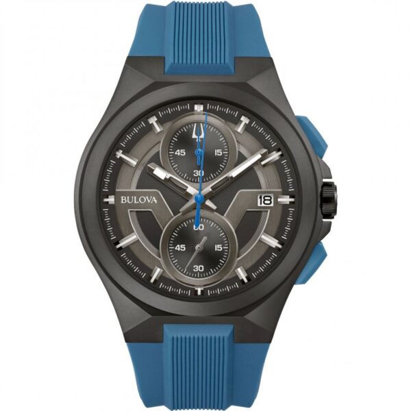 Gents Maquina Blue Strap Watch 98b380 - alternate view