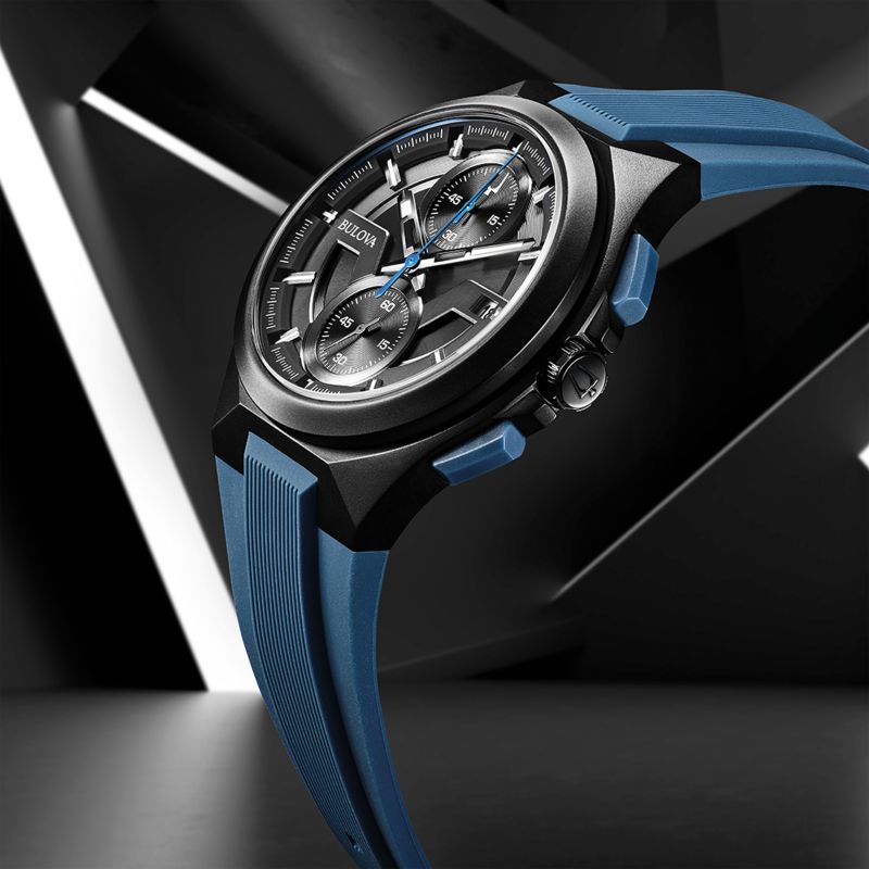 Herenhorloge Maquina met blauwe band 98b380 - Image 4