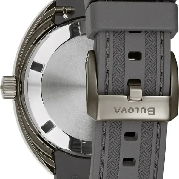 Bulova Oceanographer Gmt Mens White Watch 98b407 - alternate view