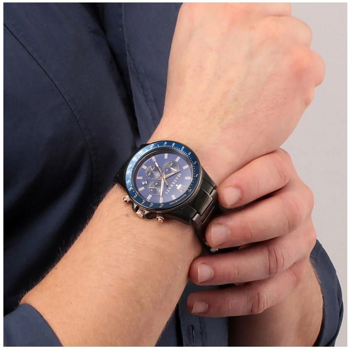 Maserati R8873640001 Sfida Chrono Mens Black Watch - Image 4