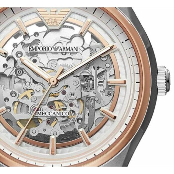 Emporio Armani Ar60002 Men S Meccanico Two Tone Watch - alternate view