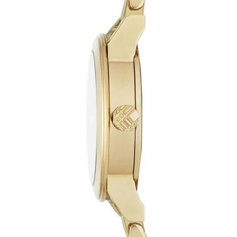 Burberry Ladies Watch The City Engraved Check Gold Bu9234 - alternate view