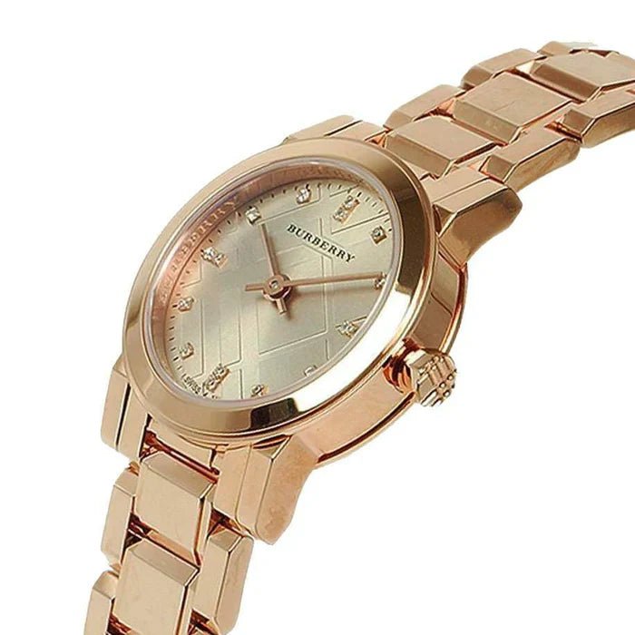 Burberry Ladies Watch The City Diamonds 26mm Rose Gold Bu9215 - Image 2