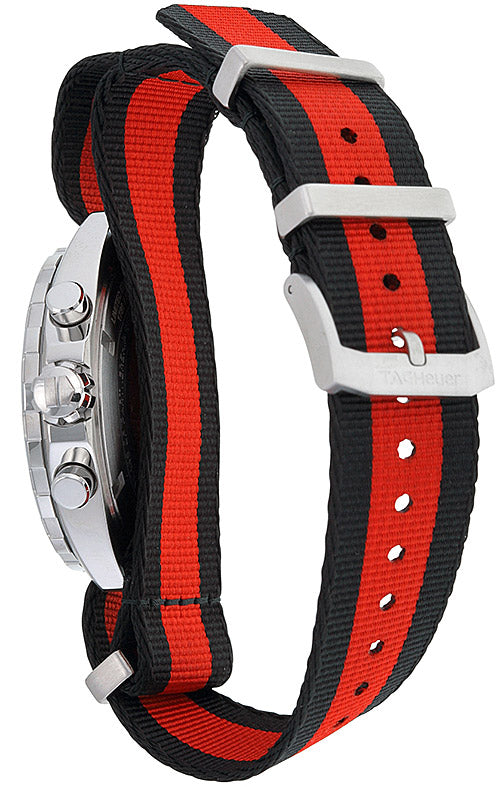 Tag Heuer Formula 1 Mclaren Limited Edition Quartz Chronograph Black Dial Two Tone Nato Strap Watch For Men Caz1112 Fc8188 - alternate view