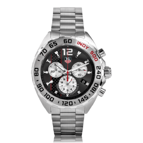 Tag Heuer Formula 1 Quartz Chronograph Grey Dial Silver Steel Strap Watch For Men Caz1114 Ba0877 - alternate view