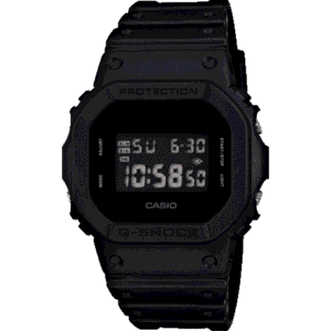Casio G Shock Watch Mens Solid Colour Black Dw 5600bb 1dr