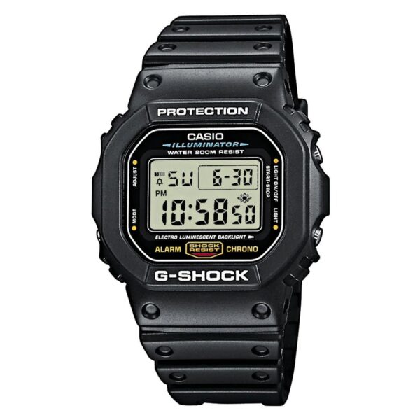 Casio G Shock Watch Mens Square Black Dw 5600e 1ver